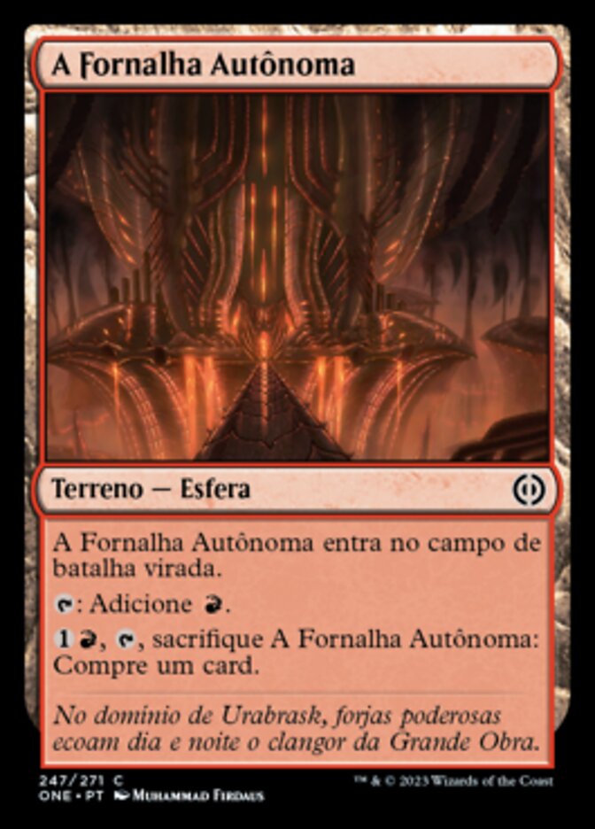 A Fornalha Autônoma / The Autonomous Furnace - Magic: The Gathering - MoxLand