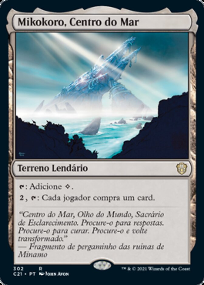 Mikokoro, Centro do Mar / Mikokoro, Center of the Sea - Magic: The Gathering - MoxLand