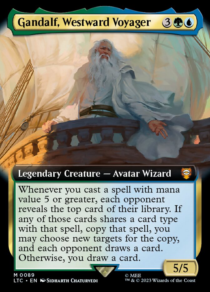 Gandalf, Viajante Rumo ao Oeste / Gandalf, Westward Voyager - Magic: The Gathering - MoxLand