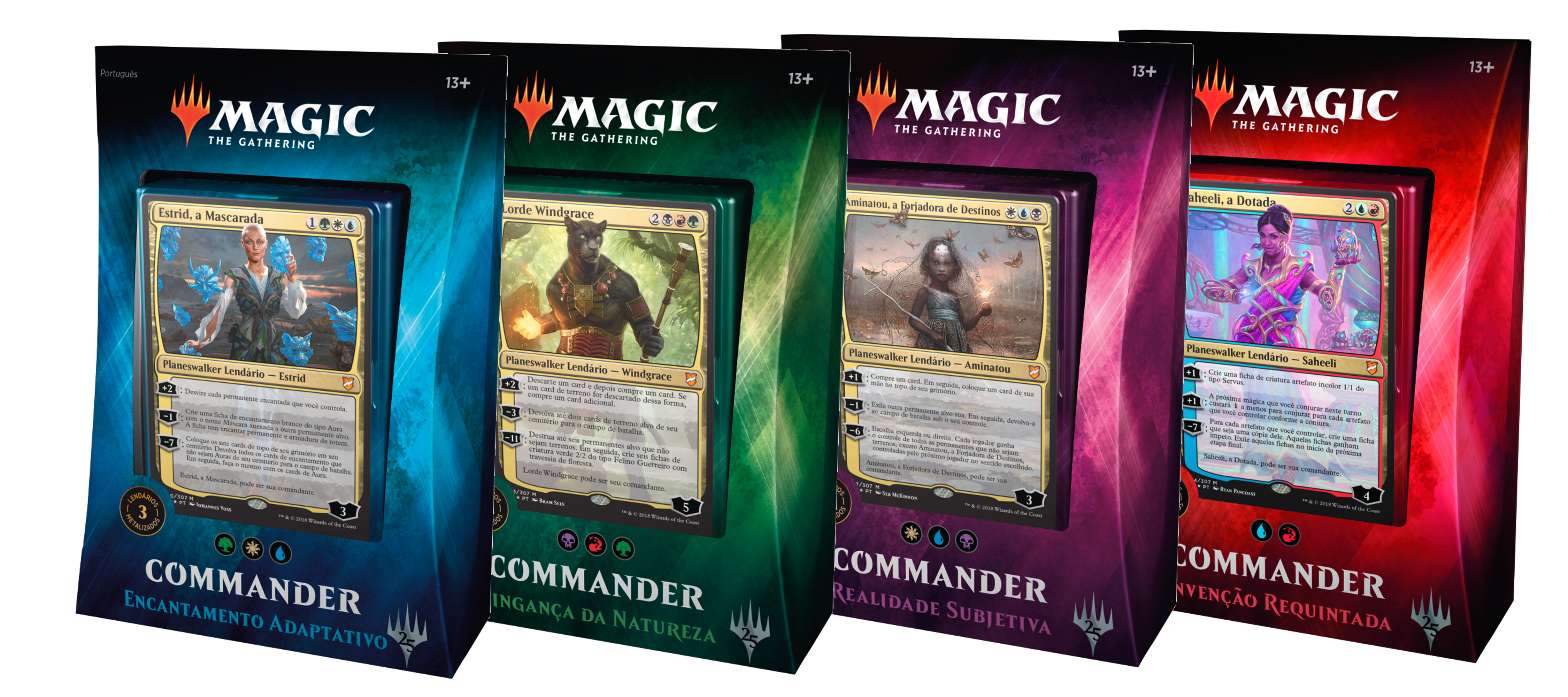 Commander 2018 - 1 Deck de cada - Magic: The Gathering - MoxLand