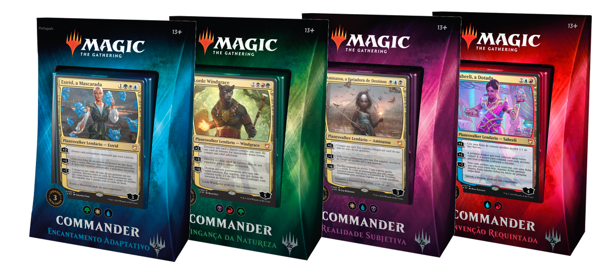 Commander 2018 - 1 Deck de cada - Magic: The Gathering - MoxLand