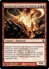 Demônio das Chamas de Kuldotha / Kuldotha Flamefiend - Magic: The Gathering - MoxLand