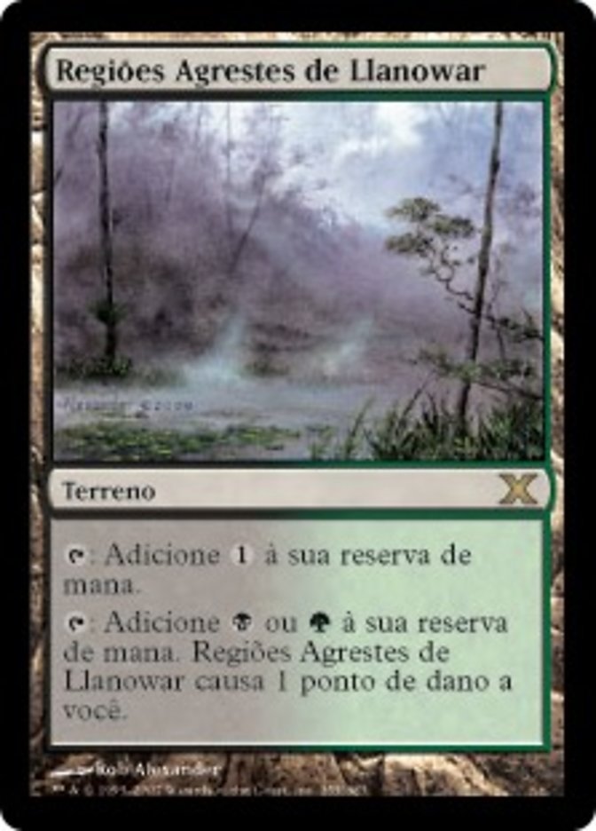 Regiões Agrestes de Llanowar / Llanowar Wastes - Magic: The Gathering - MoxLand