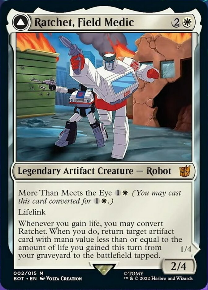 Ratchet, Paramédico de Campo / Ratchet, Field Medic - Magic: The Gathering - MoxLand