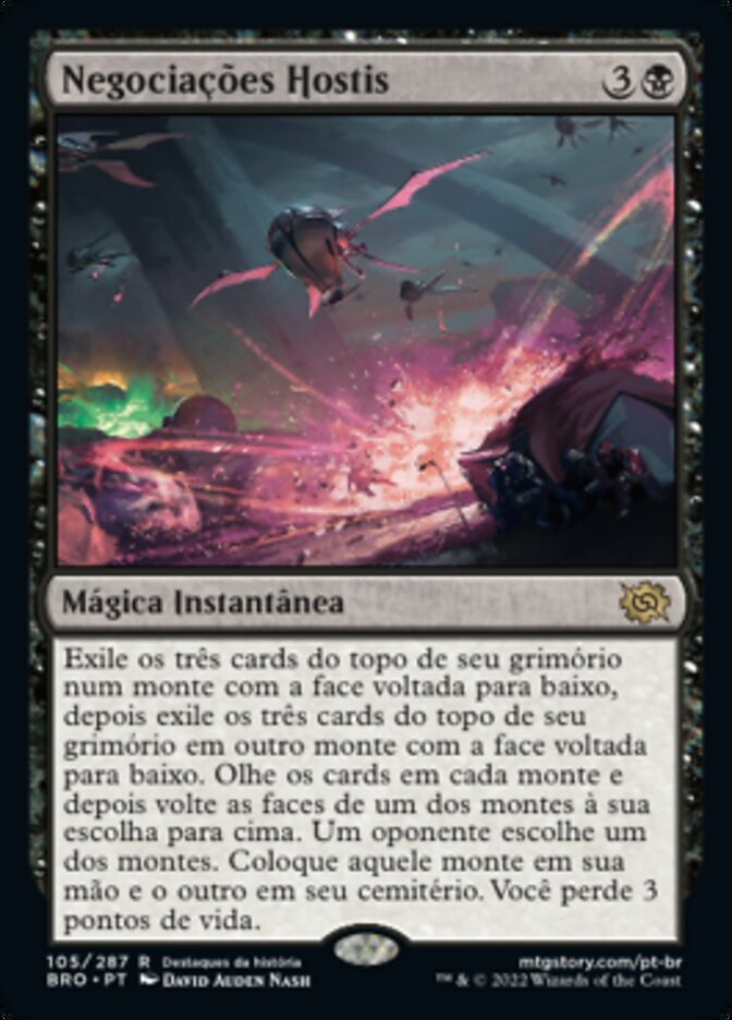 Negociações Hostis / Hostile Negotiations - Magic: The Gathering - MoxLand