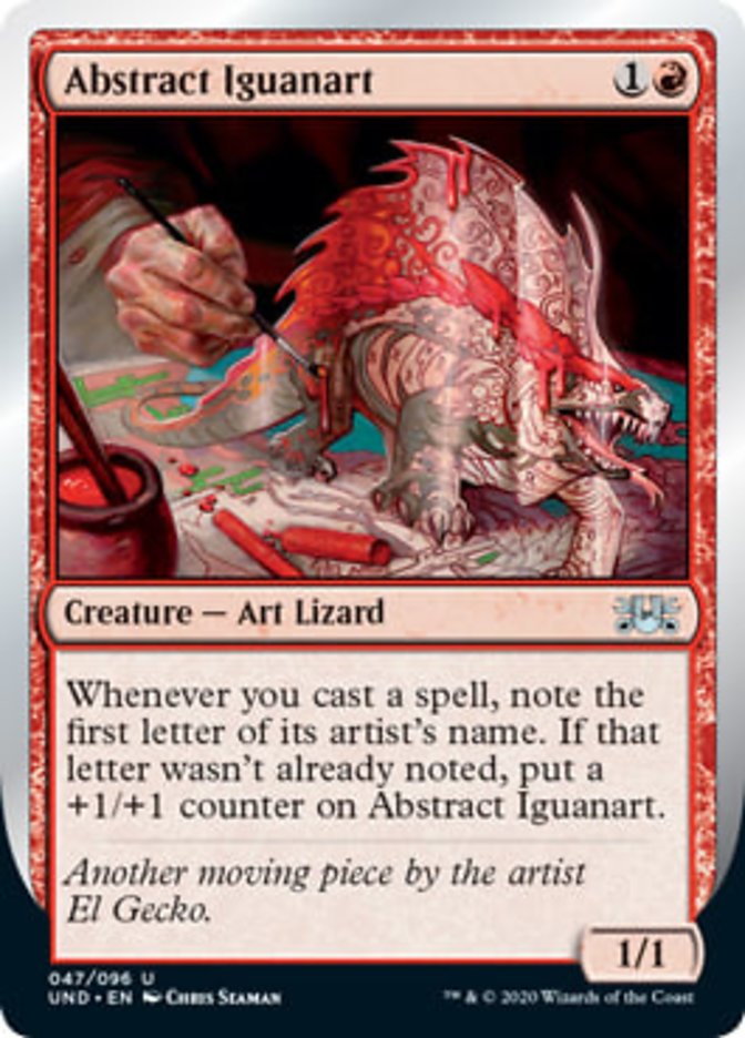 Abstract Iguanart / Abstract Iguanart - Magic: The Gathering - MoxLand