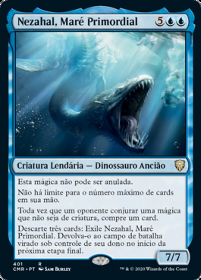 Nezahal, Maré Primordial / Nezahal, Primal Tide - Magic: The Gathering - MoxLand