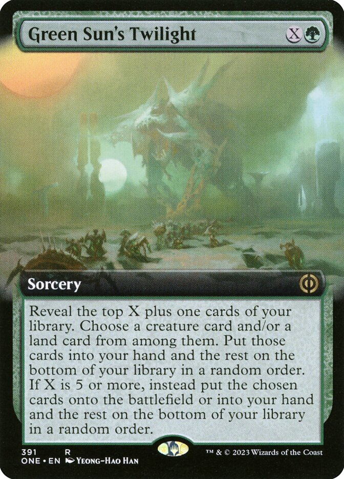 Crepúsculo do Sol Verde / Green Sun's Twilight - Magic: The Gathering - MoxLand