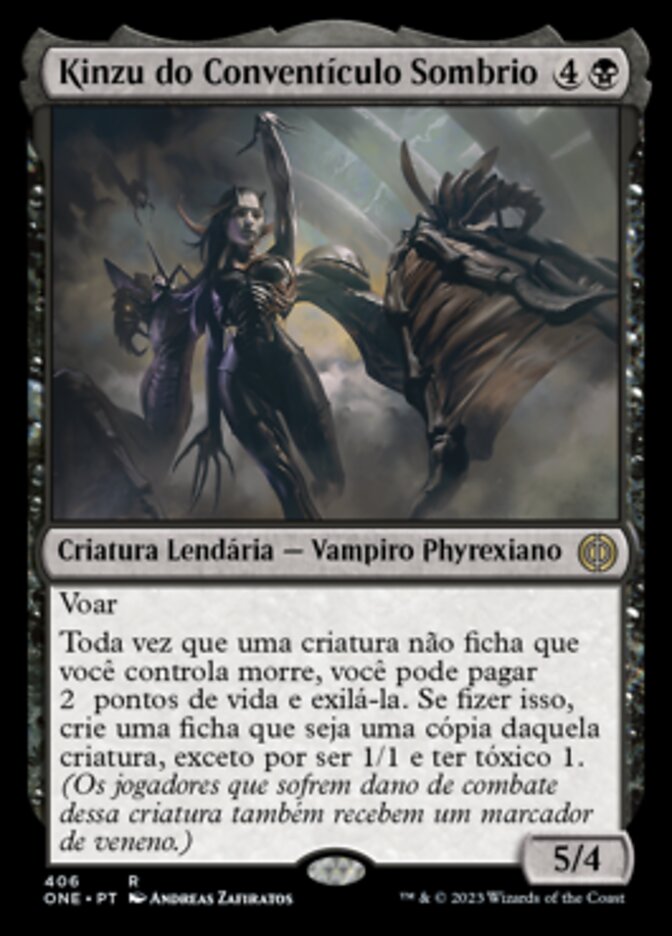 Kinzu do Conventículo Sombrio / Kinzu of the Bleak Coven - Magic: The Gathering - MoxLand