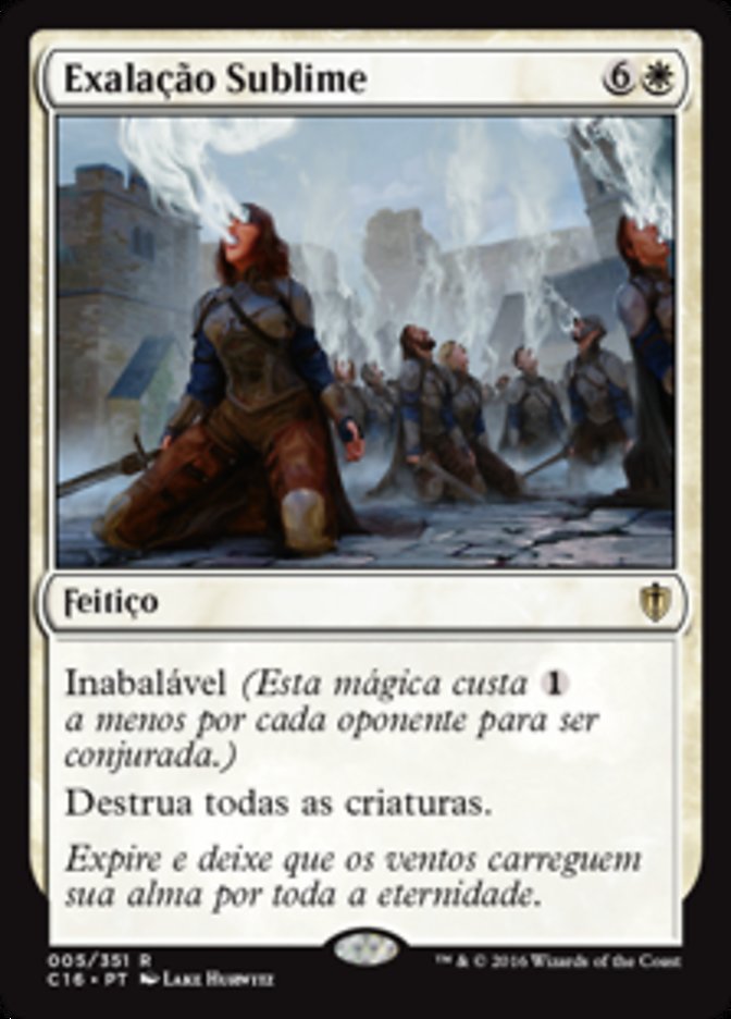 Exalação Sublime / Sublime Exhalation - Magic: The Gathering - MoxLand