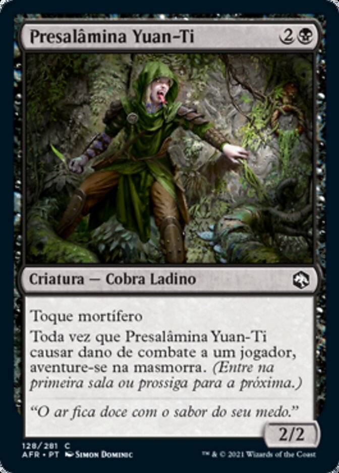 Presalâmina Yuan-Ti / Yuan-Ti Fang-Blade - Magic: The Gathering - MoxLand