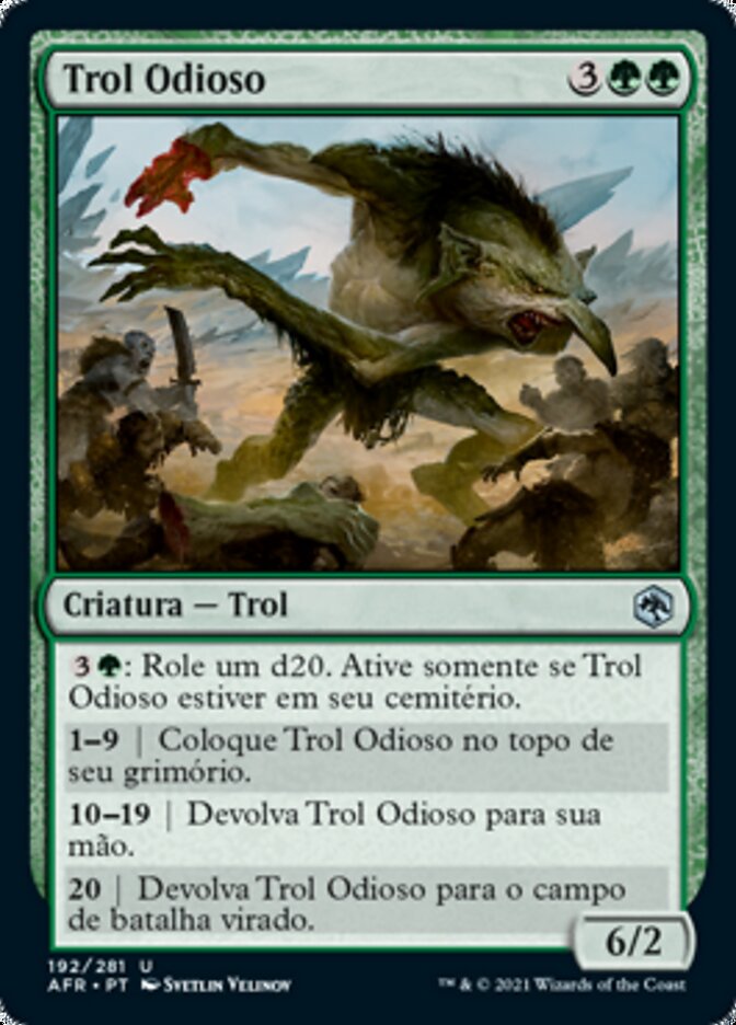 Trol Odioso / Loathsome Troll - Magic: The Gathering - MoxLand