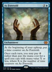 Como Predito / As Foretold - Magic: The Gathering - MoxLand