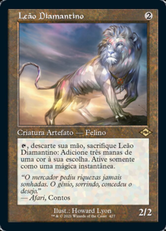 Leão Diamantino / Diamond Lion - Magic: The Gathering - MoxLand