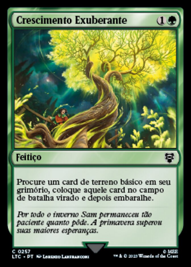 Crescimento Exuberante / Rampant Growth - Magic: The Gathering - MoxLand