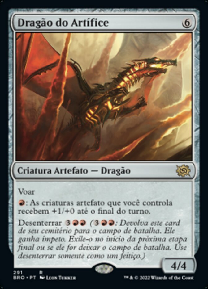 Dragão do Artífice / Artificer's Dragon - Magic: The Gathering - MoxLand