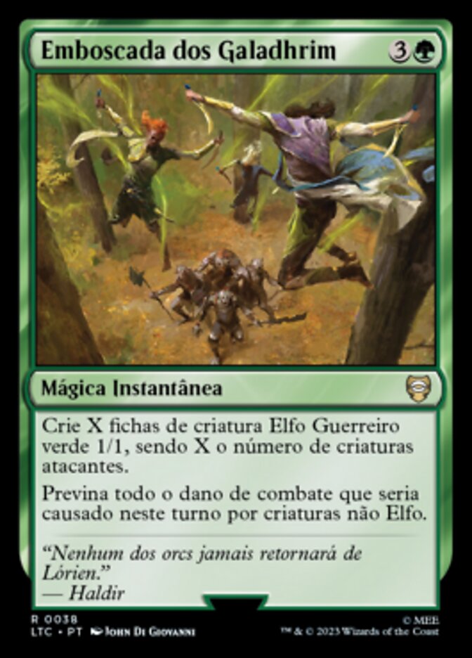 Emboscada dos Galadhrim / Galadhrim Ambush - Magic: The Gathering - MoxLand