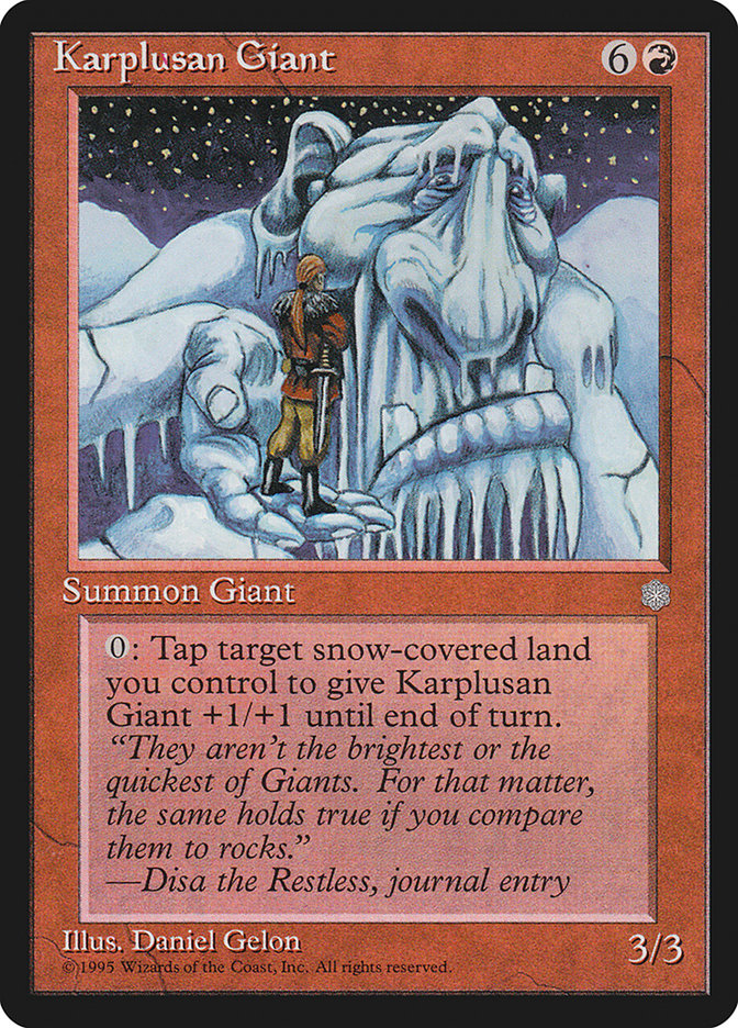 Gigante Karplusano / Karplusan Giant - Magic: The Gathering - MoxLand