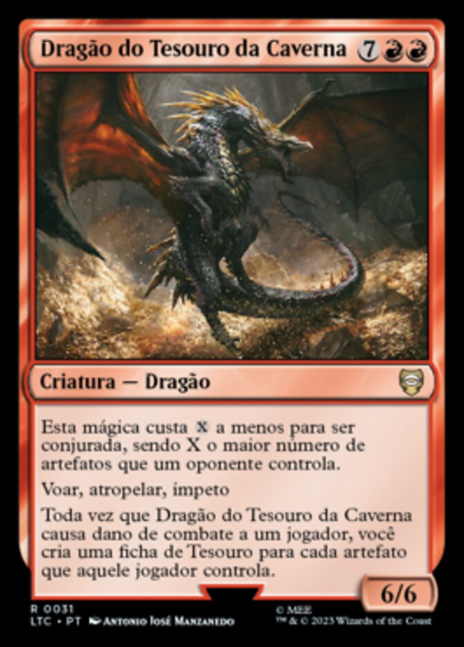 Dragão do Tesouro da Caverna / Cavern-Hoard Dragon - Magic: The Gathering - MoxLand