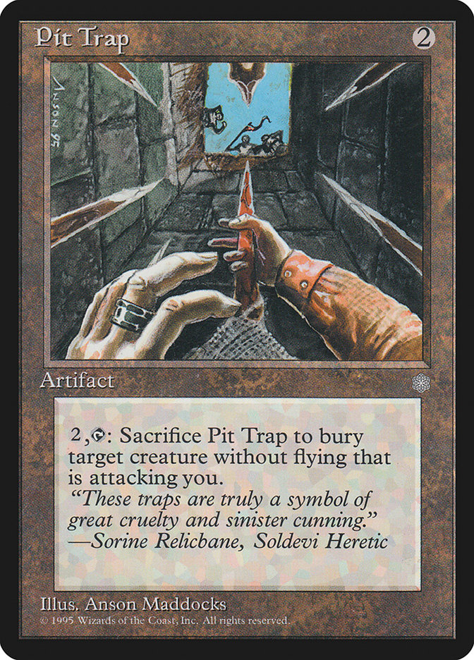 Fojo com Estacas / Pit Trap - Magic: The Gathering - MoxLand