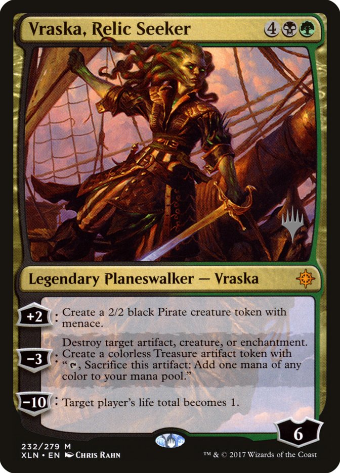 Vraska, Caçadora de Relíquias / Vraska, Relic Seeker - Magic: The Gathering - MoxLand