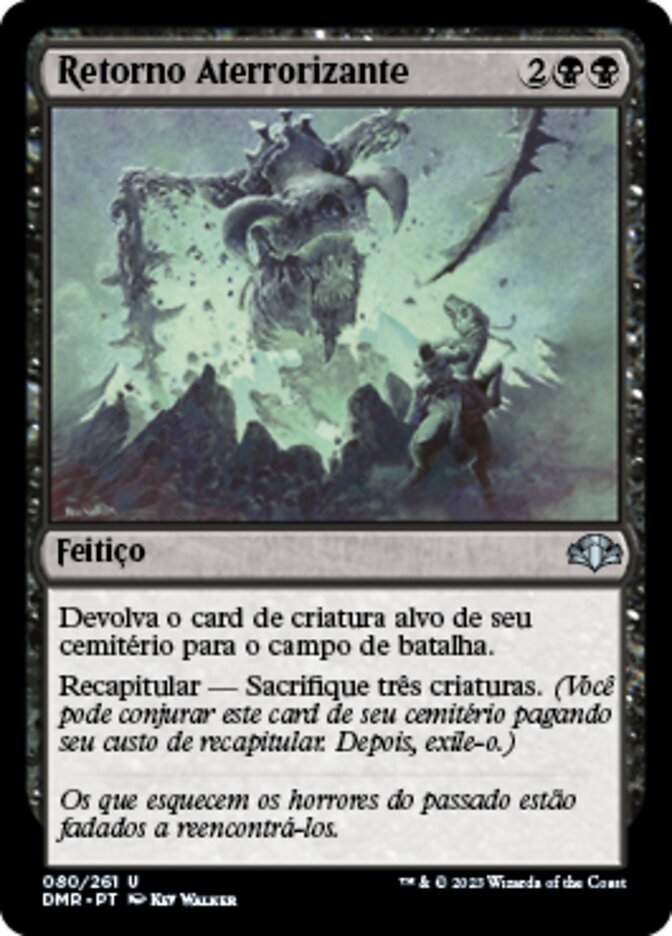 Retorno Aterrorizante / Dread Return - Magic: The Gathering - MoxLand