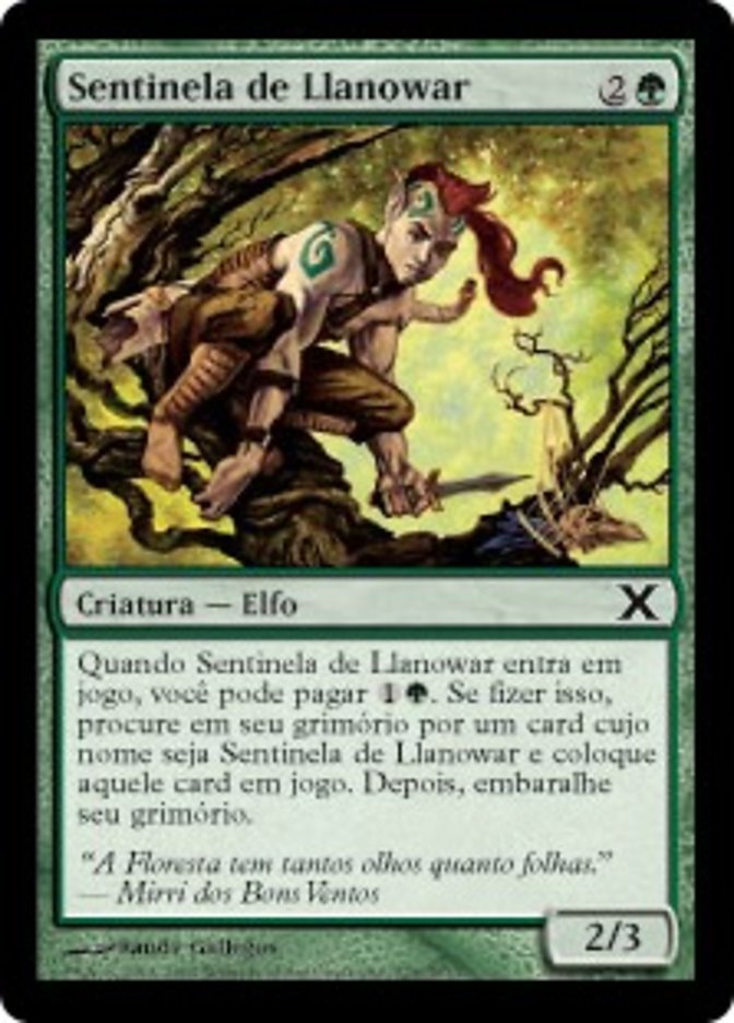 Sentinela de Llanowar / Llanowar Sentinel - Magic: The Gathering - MoxLand