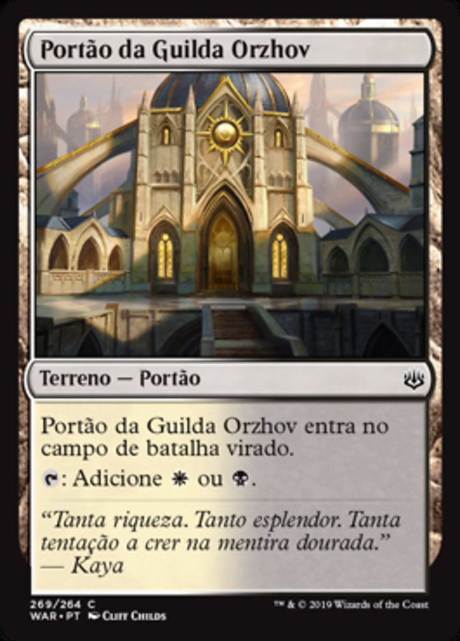 Portão da Guilda Orzhov / Orzhov Guildgate - Magic: The Gathering - MoxLand