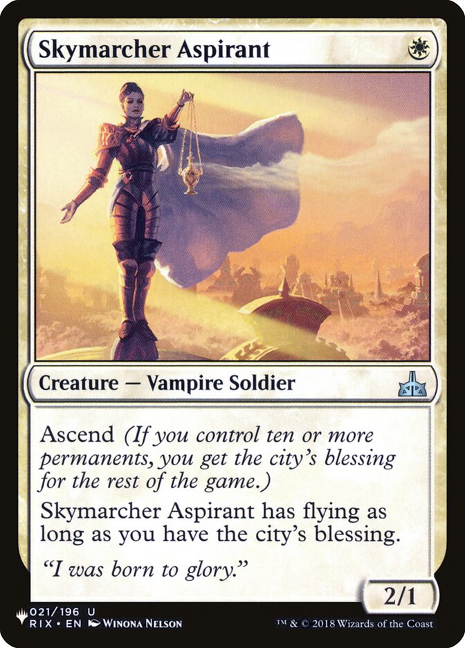 Aspirante a Marchadora Celeste / Skymarcher Aspirant - Magic: The Gathering - MoxLand