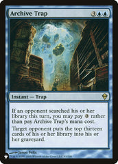 Armadilha de Arquivo / Archive Trap - Magic: The Gathering - MoxLand