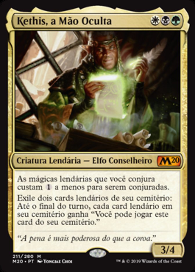 Kethis, a Mão Oculta / Kethis, the Hidden Hand - Magic: The Gathering - MoxLand