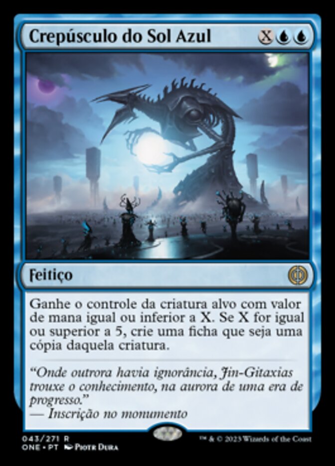 Crepúsculo do Sol Azul / Blue Sun's Twilight - Magic: The Gathering - MoxLand