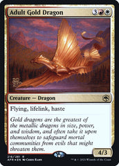 Dragão de Ouro Adulto / Adult Gold Dragon - Magic: The Gathering - MoxLand