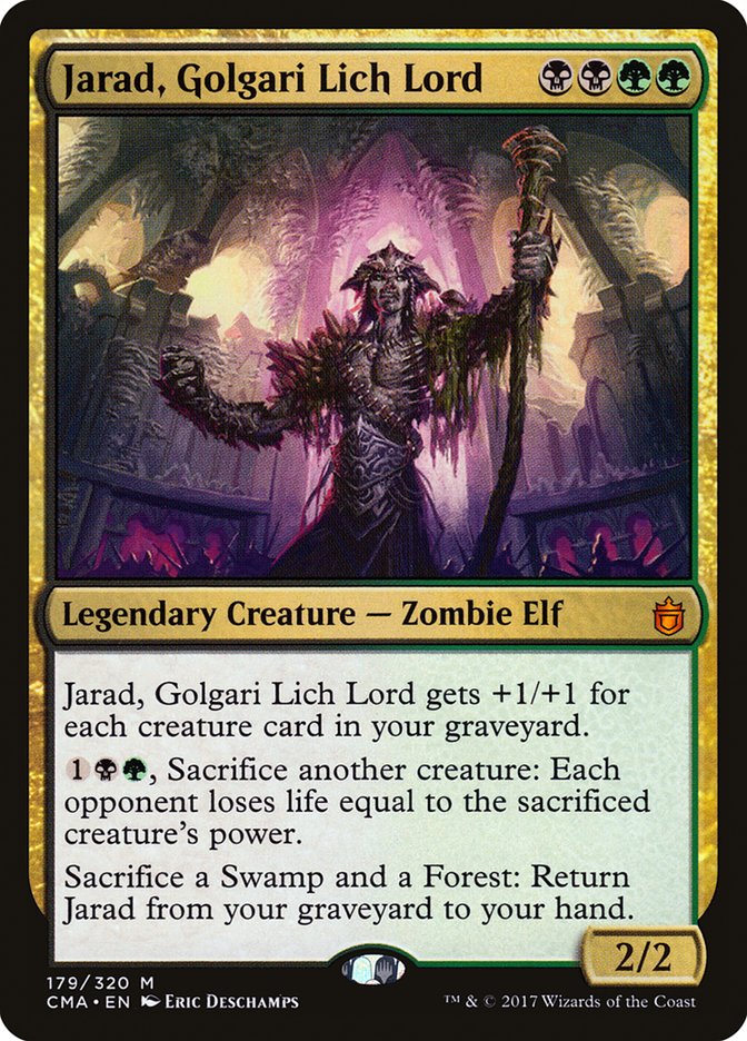 Jarad, Senhor Lich dos Golgari / Jarad, Golgari Lich Lord - Magic: The Gathering - MoxLand