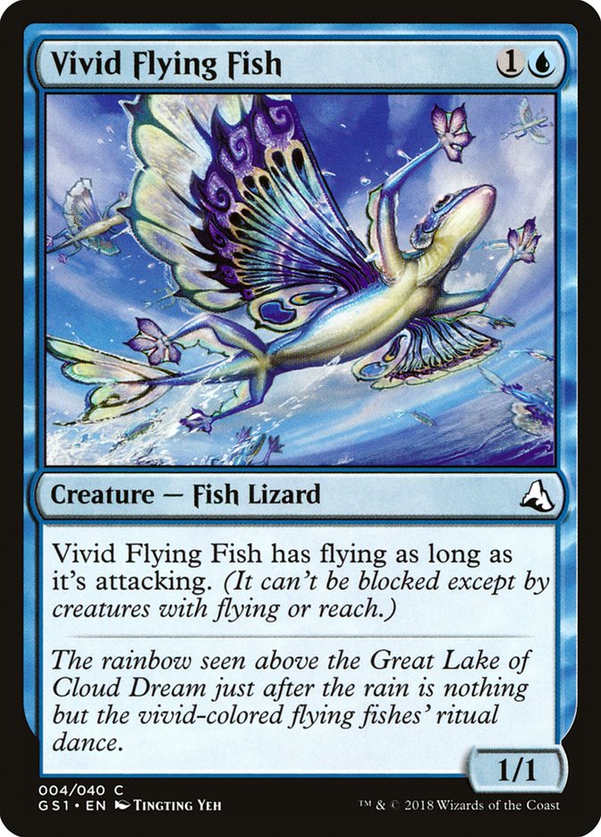 Vivid Flying Fish / Vivid Flying Fish - Magic: The Gathering - MoxLand