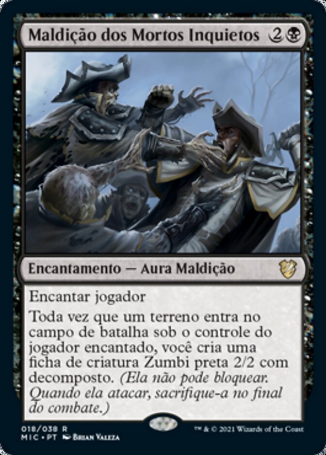 Maldição dos Mortos Inquietos / Curse of the Restless Dead - Magic: The Gathering - MoxLand