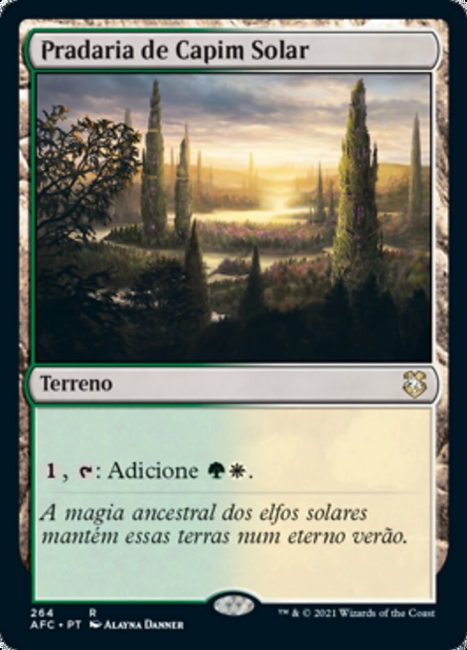 Pradaria de Capim Solar / Sungrass Prairie - Magic: The Gathering - MoxLand