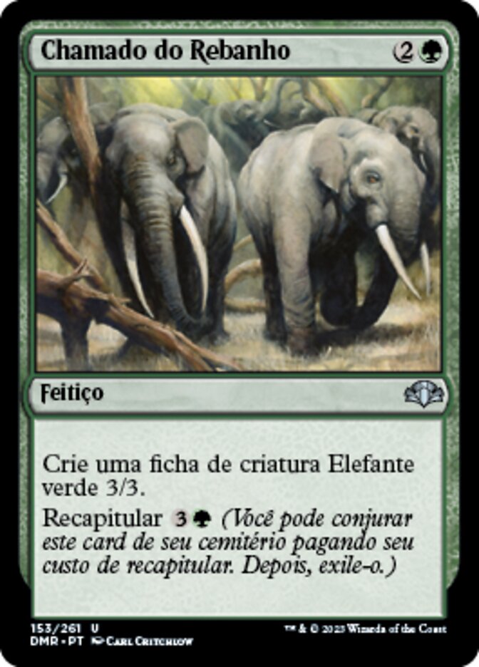 Chamado do Rebanho / Call of the Herd - Magic: The Gathering - MoxLand