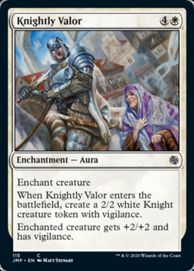 Heroísmo Cavaleiroso / Knightly Valor - Magic: The Gathering - MoxLand