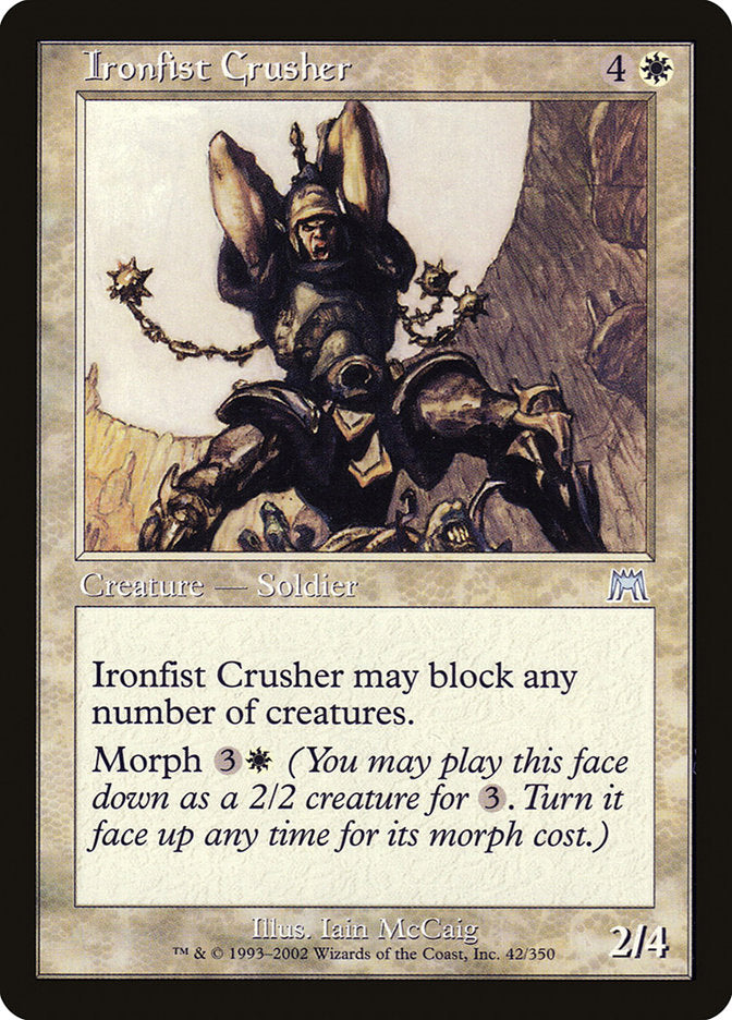 Esmagador do Punho de Ferro / Ironfist Crusher - Magic: The Gathering - MoxLand