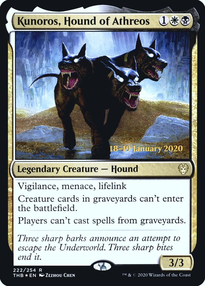 Cunoro, Sabujo de Atreos / Kunoros, Hound of Athreos - Magic: The Gathering - MoxLand