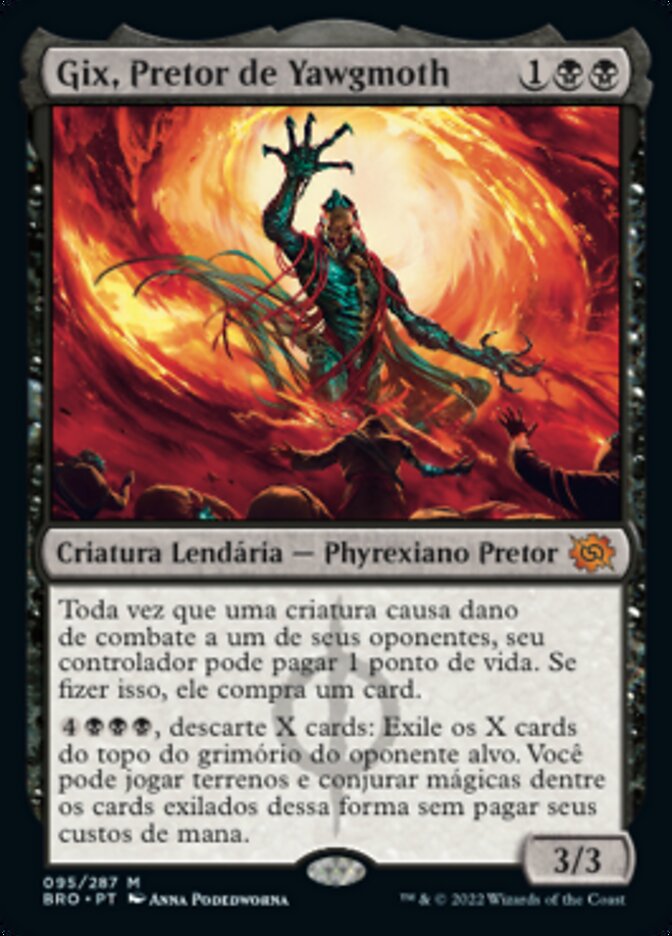 Gix, Pretor de Yawgmoth / Gix, Yawgmoth Praetor - Magic: The Gathering - MoxLand