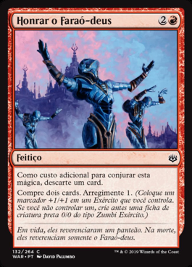 Honrar o Faraó-deus / Honor the God-Pharaoh - Magic: The Gathering - MoxLand