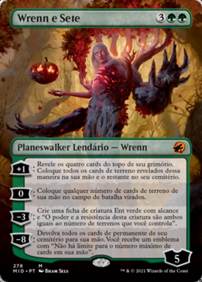 Wrenn e Sete / Wrenn and Seven - Magic: The Gathering - MoxLand