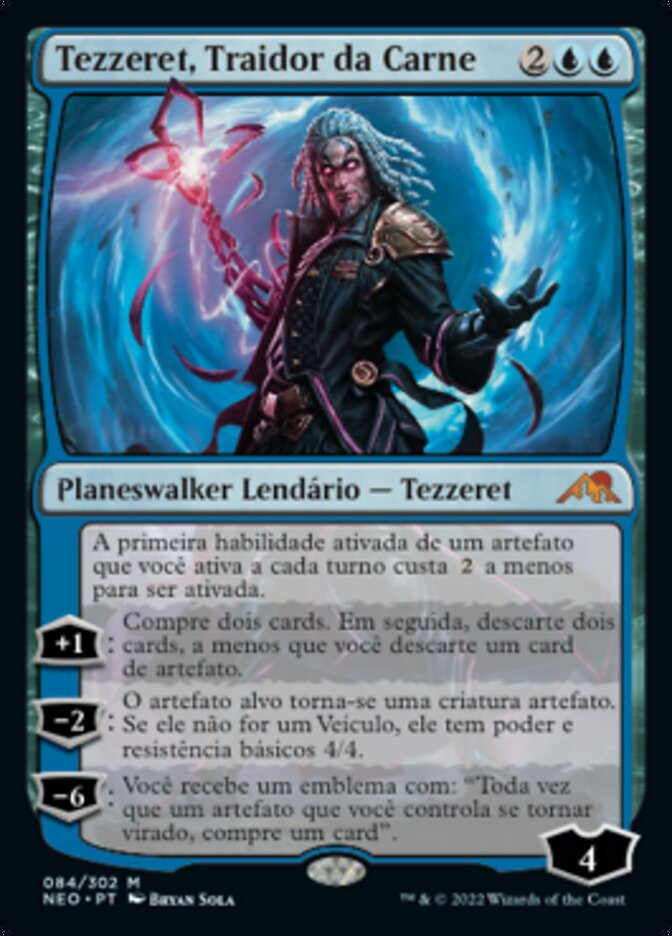 Tezzeret, Traidor da Carne / Tezzeret, Betrayer of Flesh - Magic: The Gathering - MoxLand