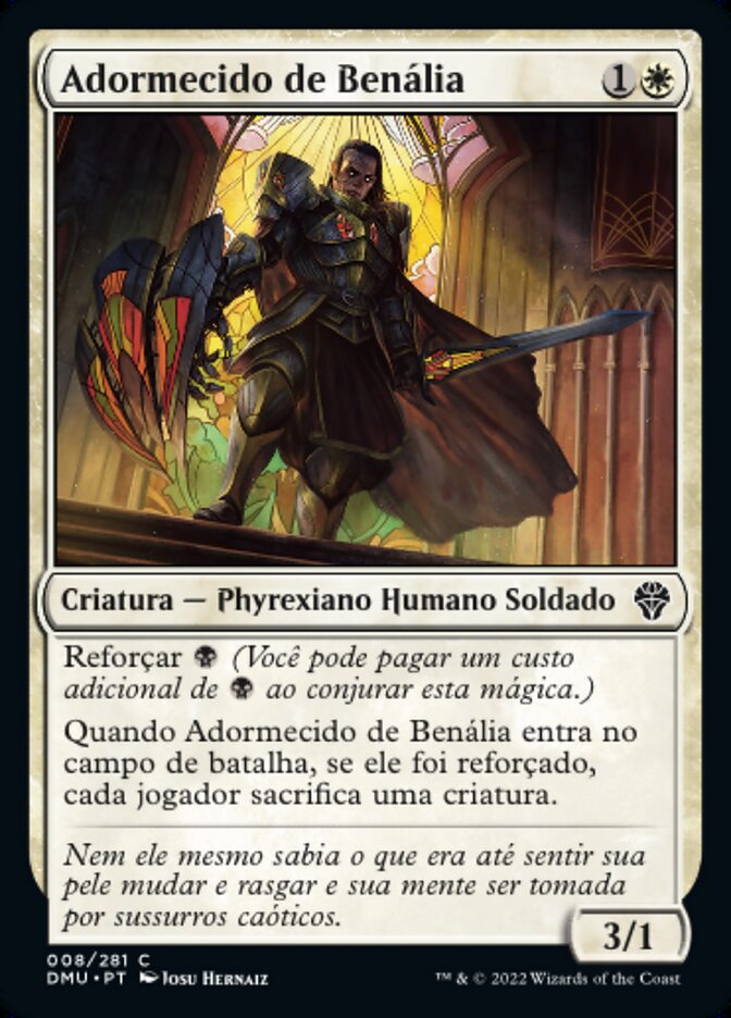 Adormecido de Benália / Benalish Sleeper - Magic: The Gathering - MoxLand