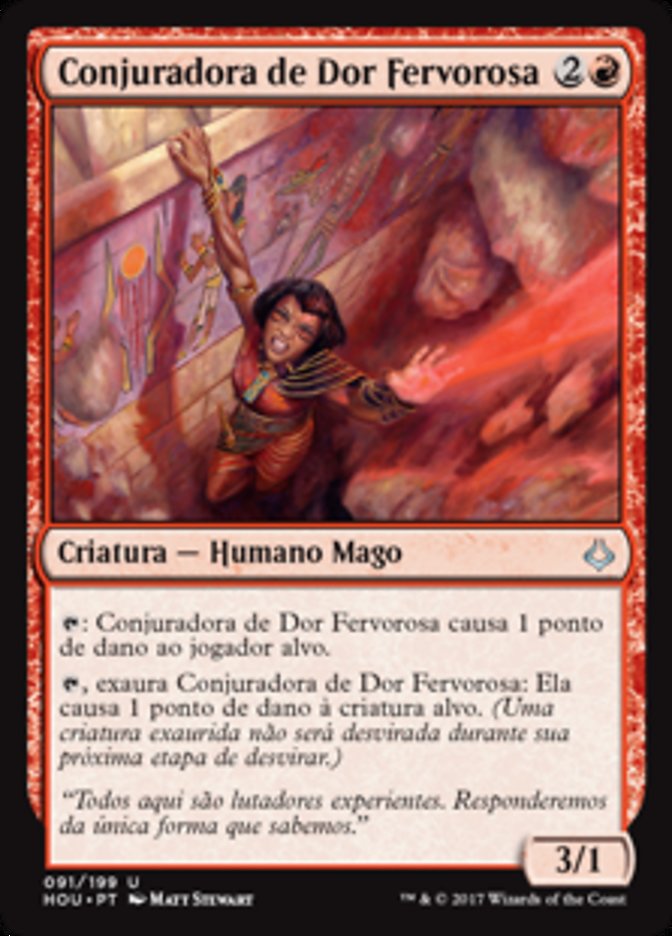 Conjuradora de Dor Fervorosa / Fervent Paincaster - Magic: The Gathering - MoxLand