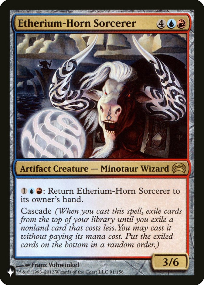 Feiticeiro dos Chifres de Etherium / Etherium-Horn Sorcerer - Magic: The Gathering - MoxLand