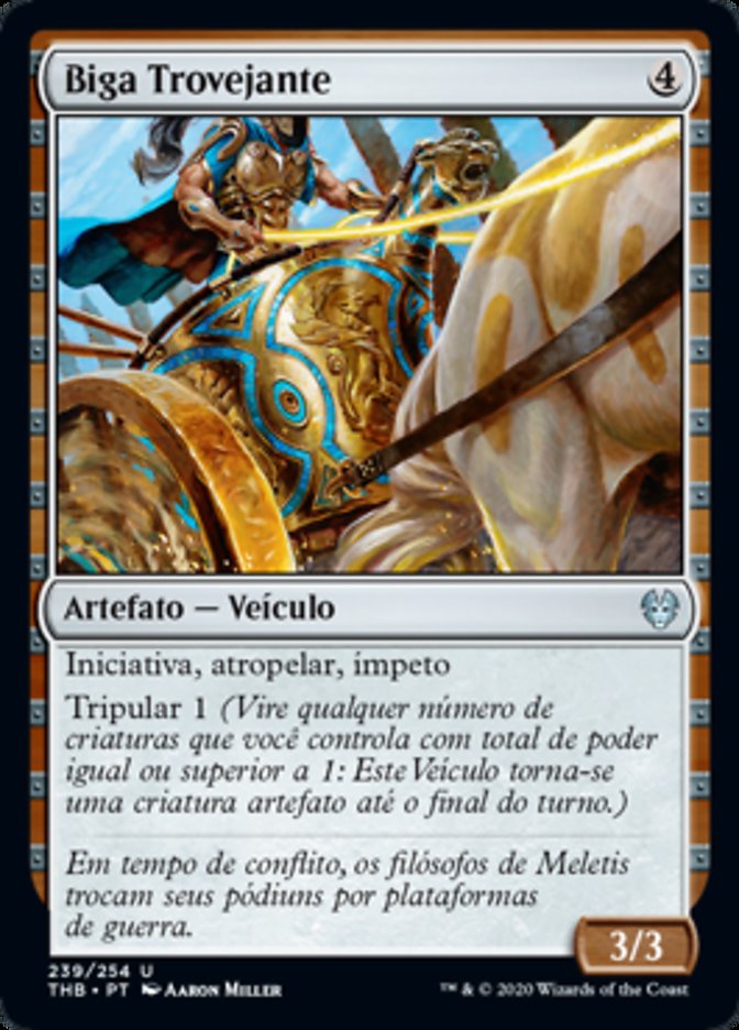 Biga Trovejante / Thundering Chariot - Magic: The Gathering - MoxLand