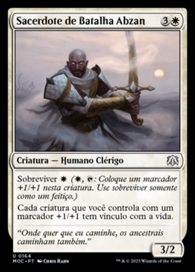 Sacerdote de Batalha Abzan / Abzan Battle Priest - Magic: The Gathering - MoxLand